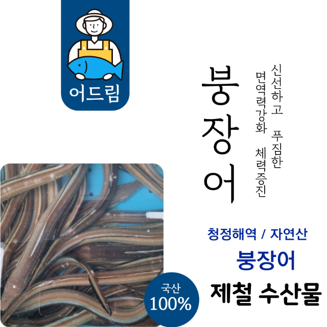 어드림::자연산 붕장어 2 3kg 냉동