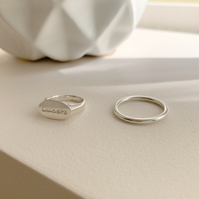 민자반지 / 루케테반지 / 기본링 / 애끼링 / 각인반지 / 은반지 / 실버반지 / silver925 / 우정링 / 민자링 / 반지