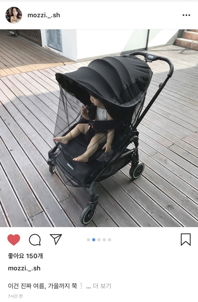유모차선쉐이드모기장 / 유모차 연장 체어