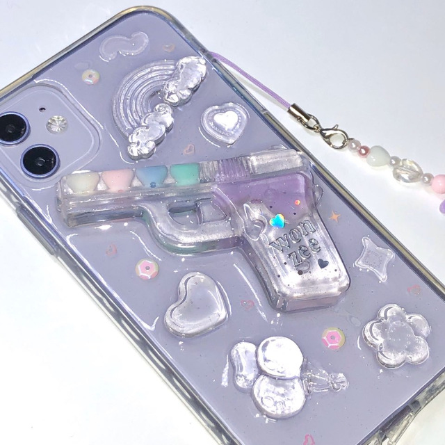 lovely happy gun phonecase