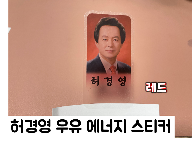 허경영 블레스유 스티커 10장+10장  
