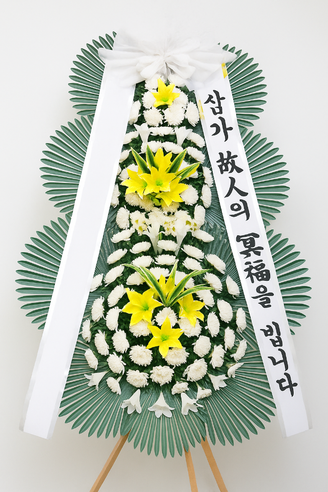 5천만 국민 화환