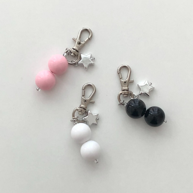 bubble star keyring