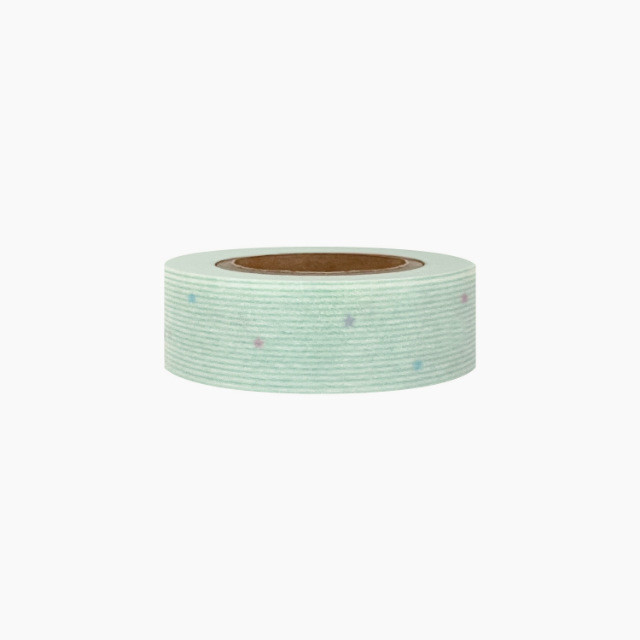 Mint Stripe Star