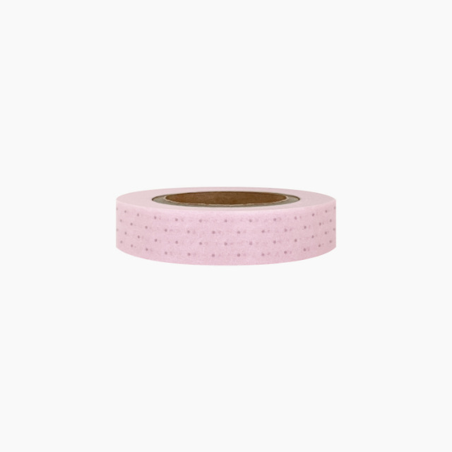 Baby Pink Gray Dot