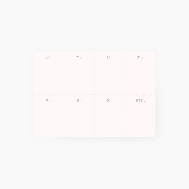 Mini Weekly