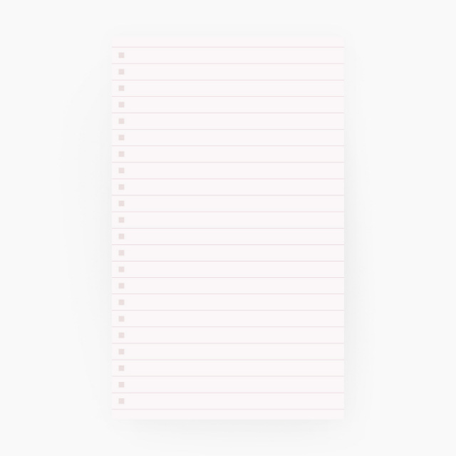 Nude Pink Check List