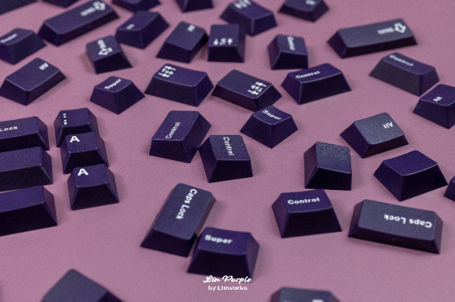 Linworks LinPurPle 키캡(각인 흰색) 예약판매