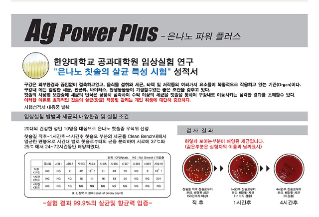 은나노 파워플러스 칫솔 (4p 1세트)