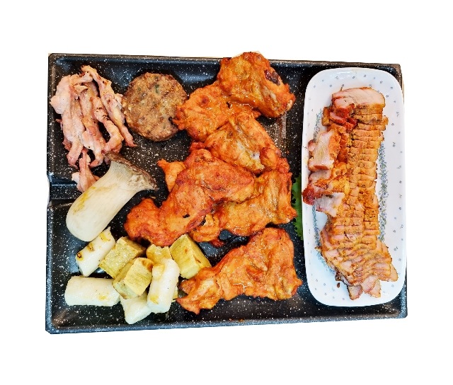 국내산 항아리 통삼겹 바베큐 세트 (소)  2인용