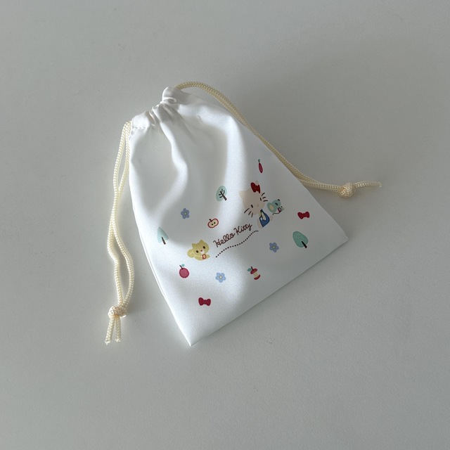 키티 복주머니 파우치