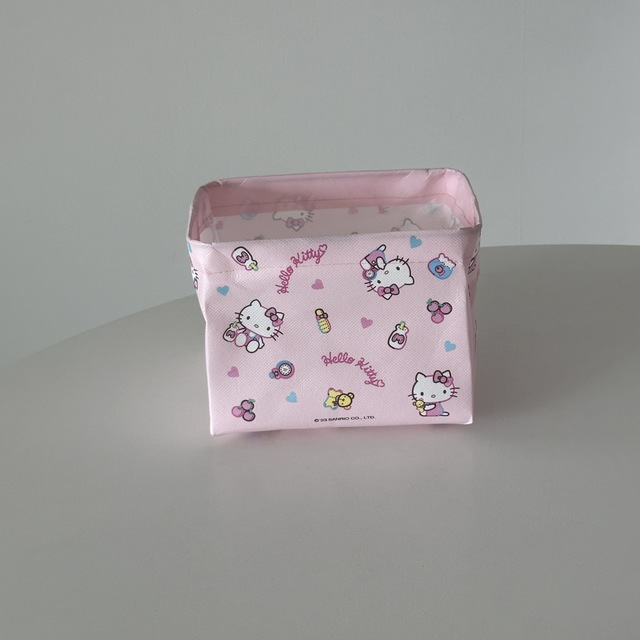 키티 접이식 수납함