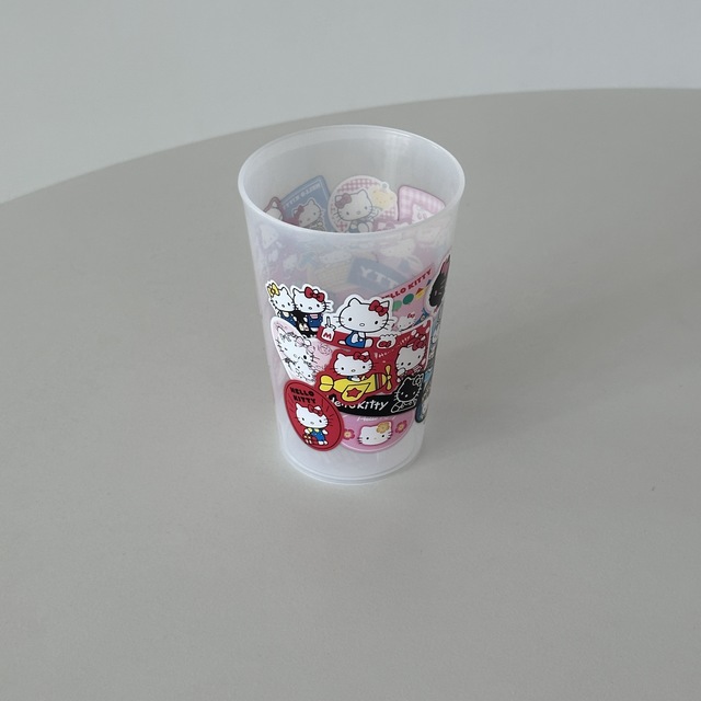 키티 50th 롱롱 컵