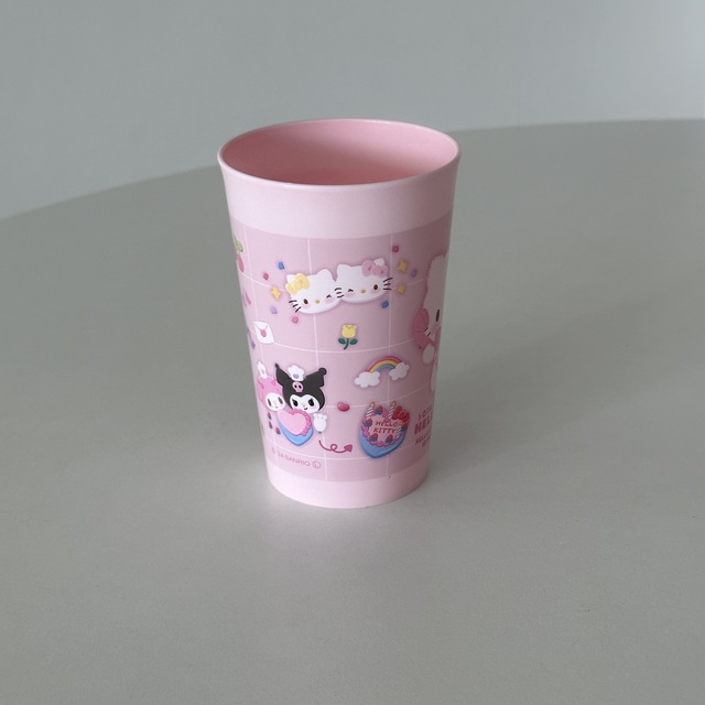 키티 50th 롱롱 컵