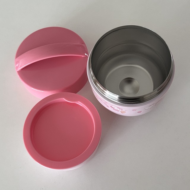 키티 핸들 보온 도시락(540ml)