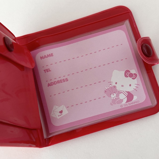 키티 레트로 감성 pvc반지갑