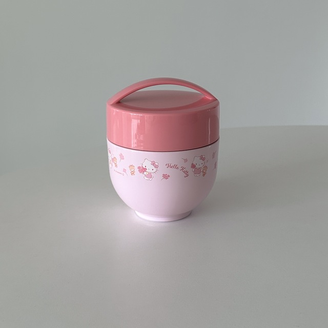 키티 핸들 보온 도시락(540ml)