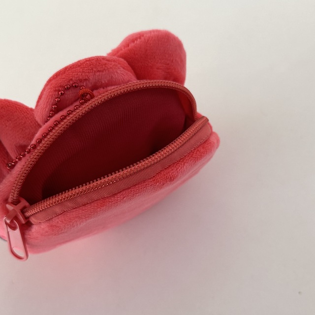 키티 플라워 파우치 키링