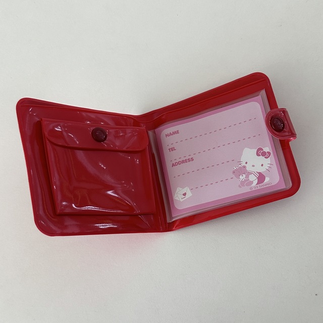 키티 레트로 감성 pvc반지갑
