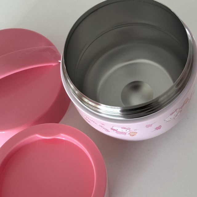 키티 핸들 보온 도시락(540ml)