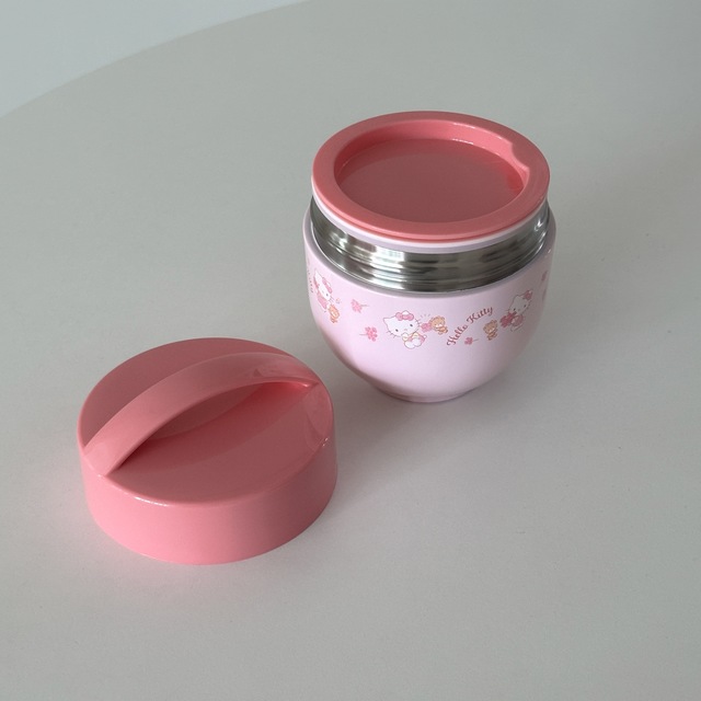 키티 핸들 보온 도시락(540ml)