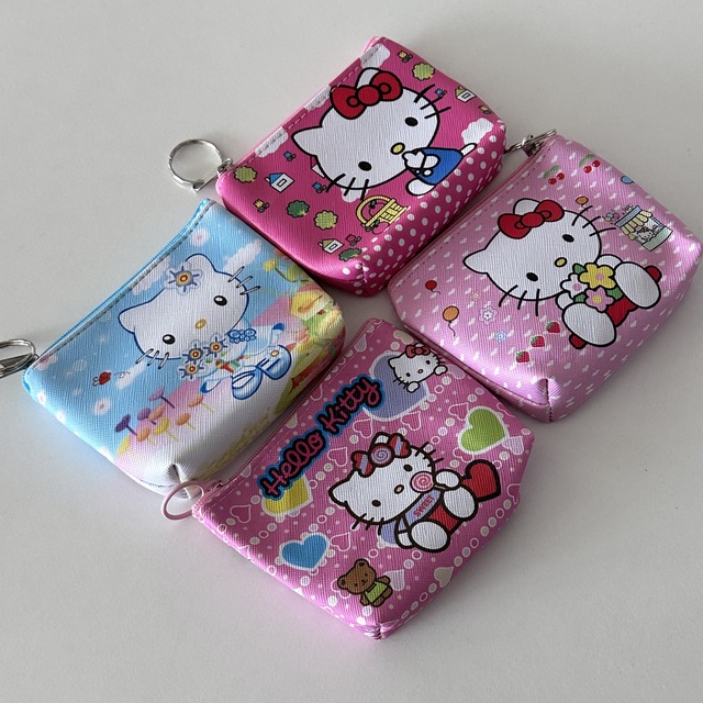 키티 고전 키링파우치