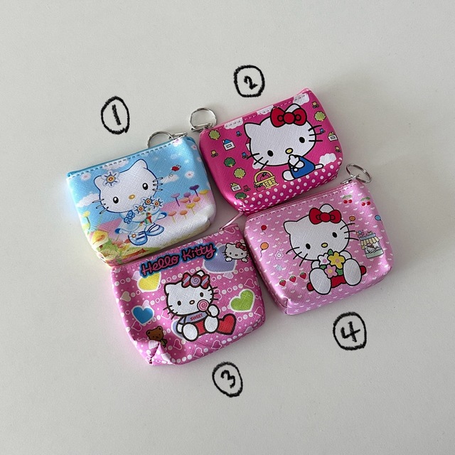 키티 고전 키링파우치