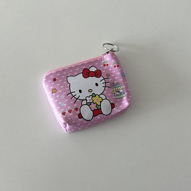 키티 고전 키링파우치