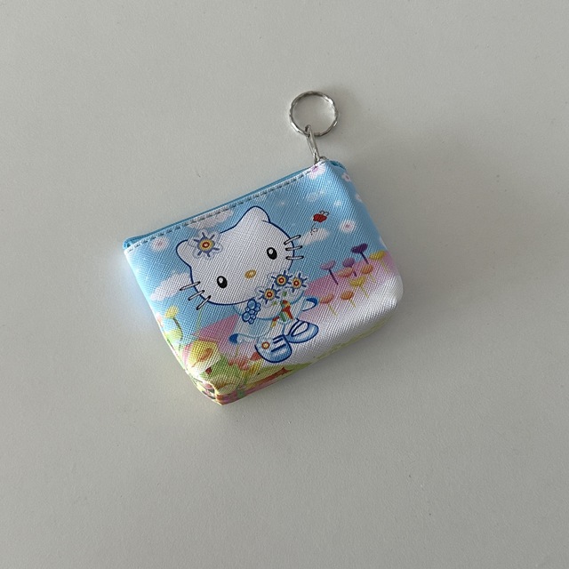 키티 고전 키링파우치