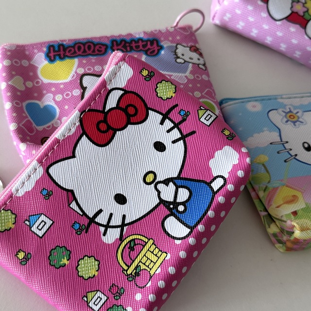 키티 고전 키링파우치