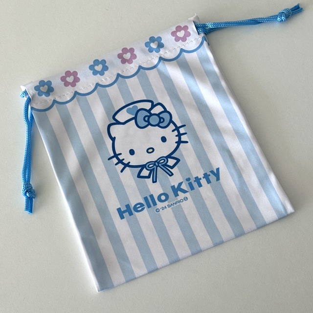 키티 90s 파우치(블루)