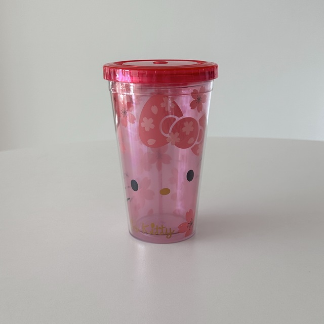 키티 빨대컵(450ml)