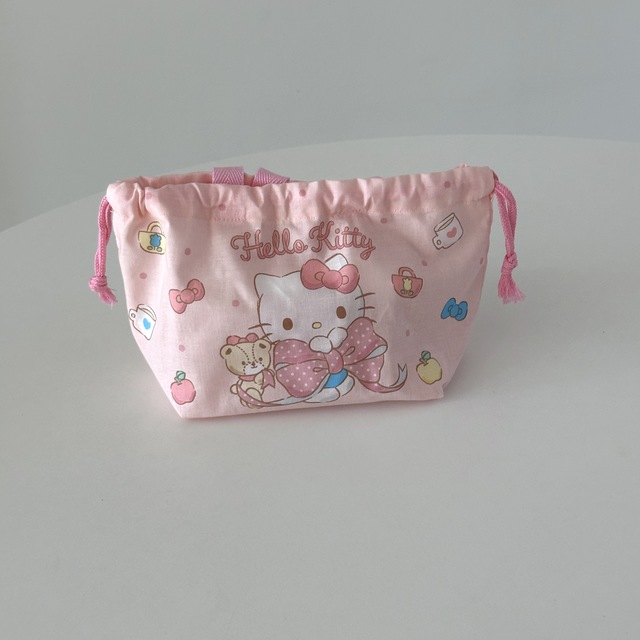 키티 리본 주머니 