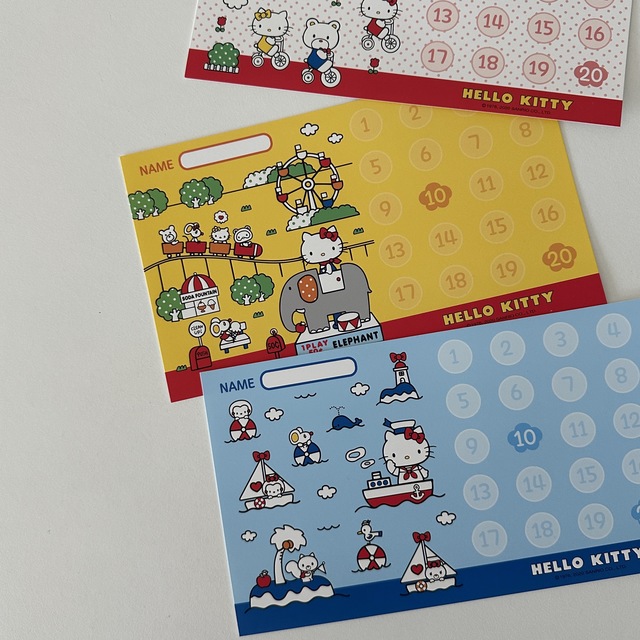 키티 칭찬스티커set