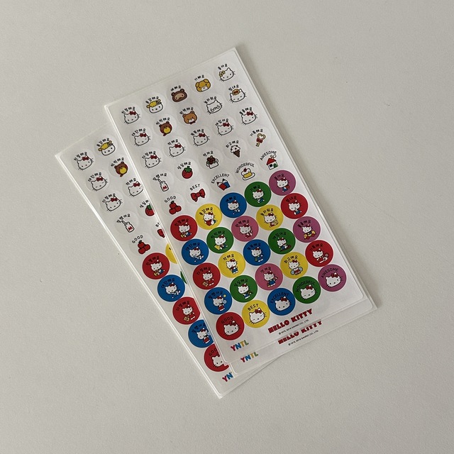 키티 칭찬스티커set