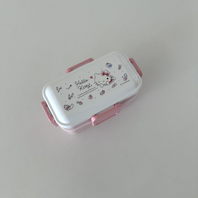 키티 리본 2단 도시락(600ml)