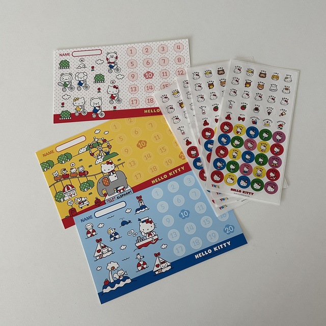 키티 칭찬스티커set