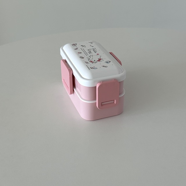 키티 리본 2단 도시락(600ml)