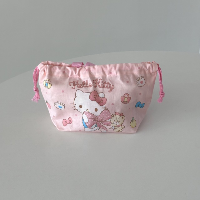 키티 리본 주머니 