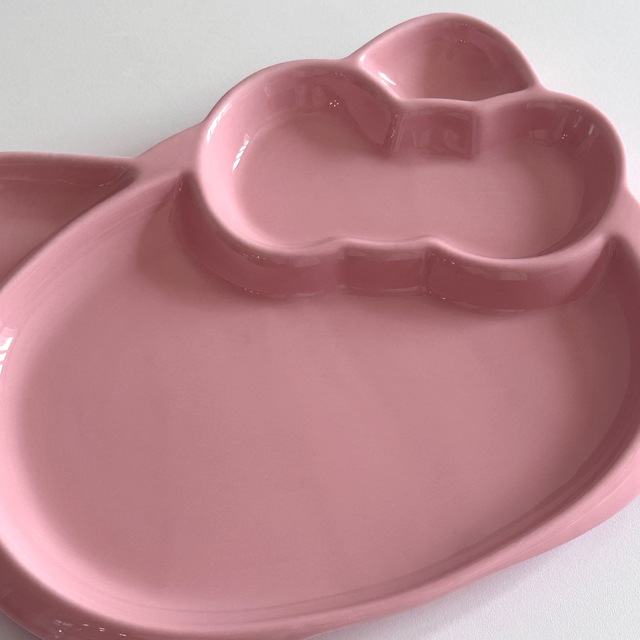 키티 고전 하트 페이스 식판