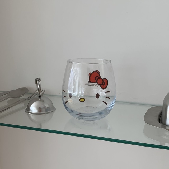 키티 동그리 컵(350ml)