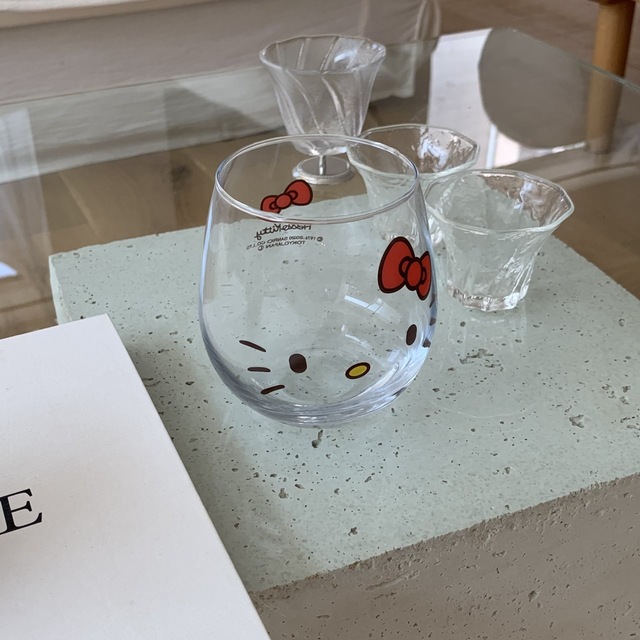 키티 동그리 컵(350ml)