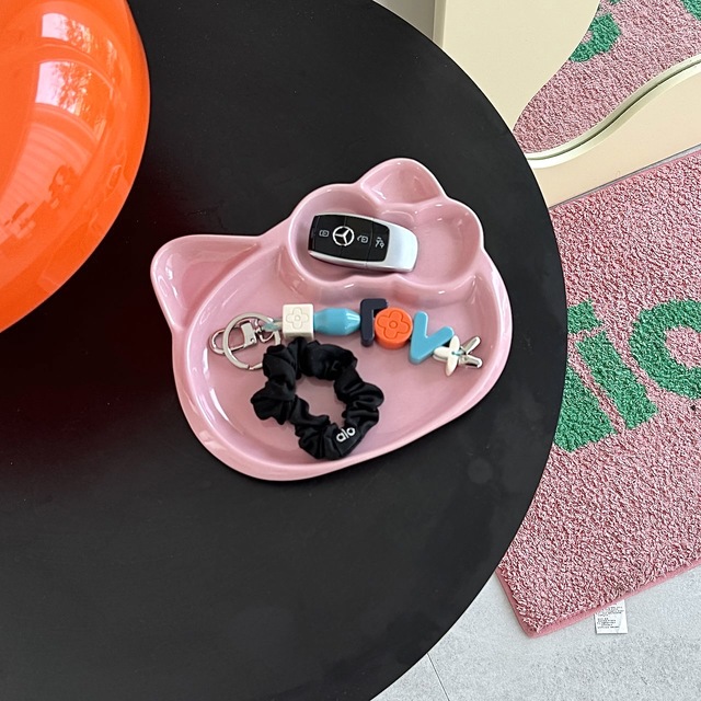 🎪event’ 키티 고전 하트 페이스 식판