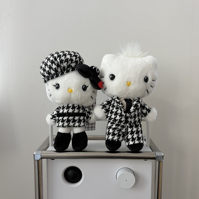 키티 커플룩 인형 키링