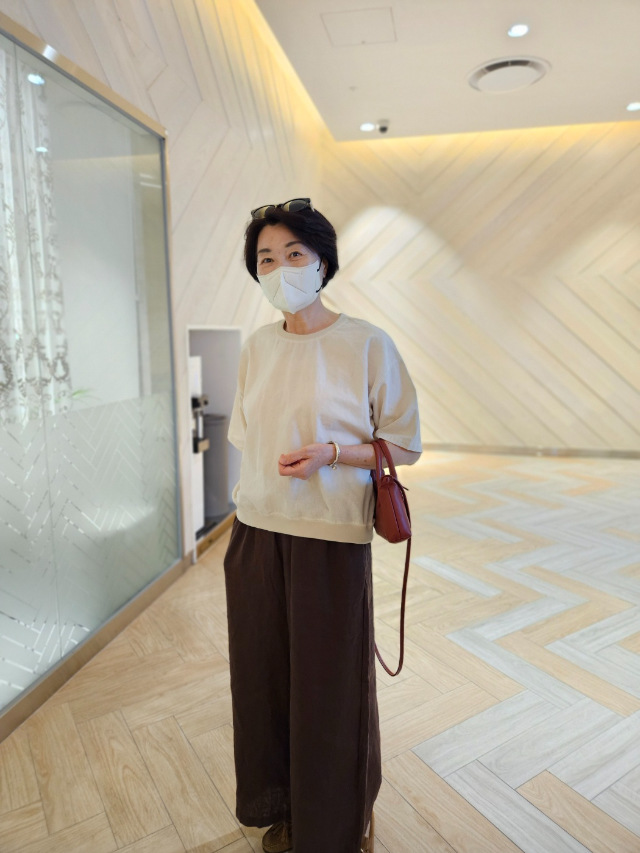 린넨 라운드반팔