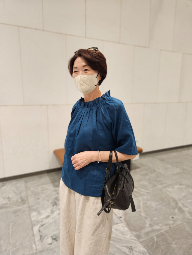 린넨100 셔링 (비비드)(마젠타 소량)