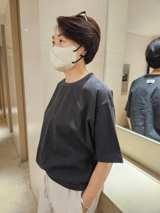 린넨 라운드반팔