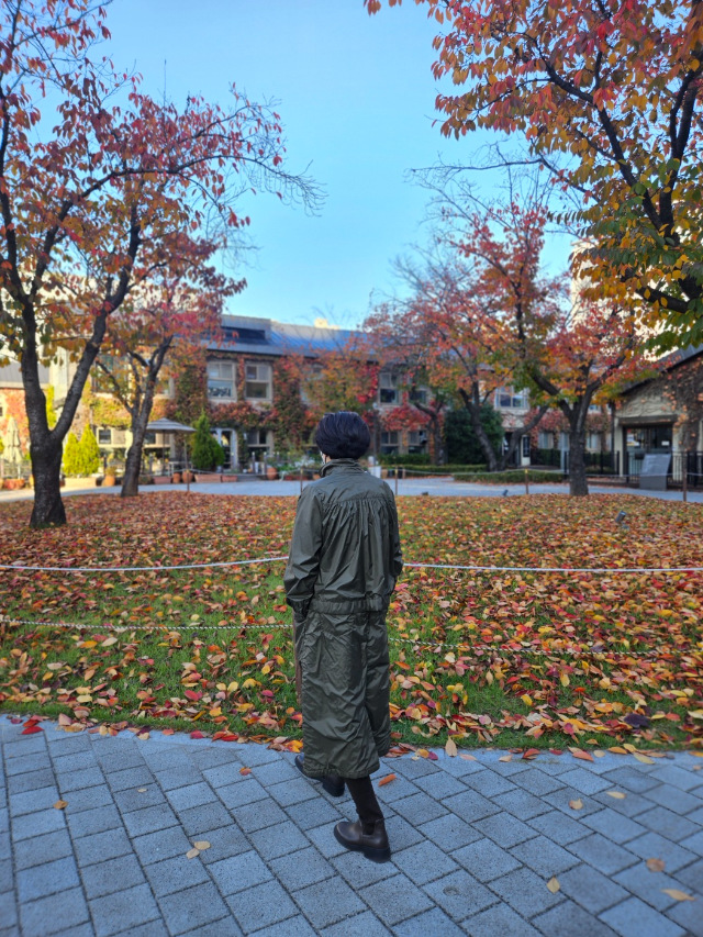 솜본딩 이중지 치마 