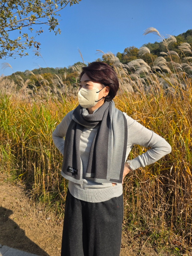 (강력추천) 수퍼파인메리노 울100 양면 머플러