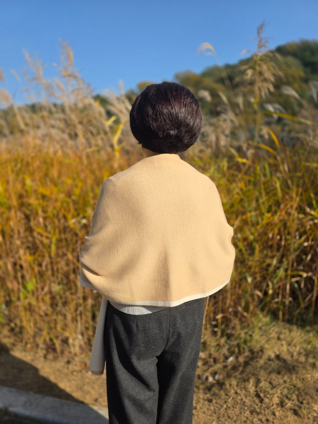 (강력추천) 수퍼파인메리노 울100 양면 머플러